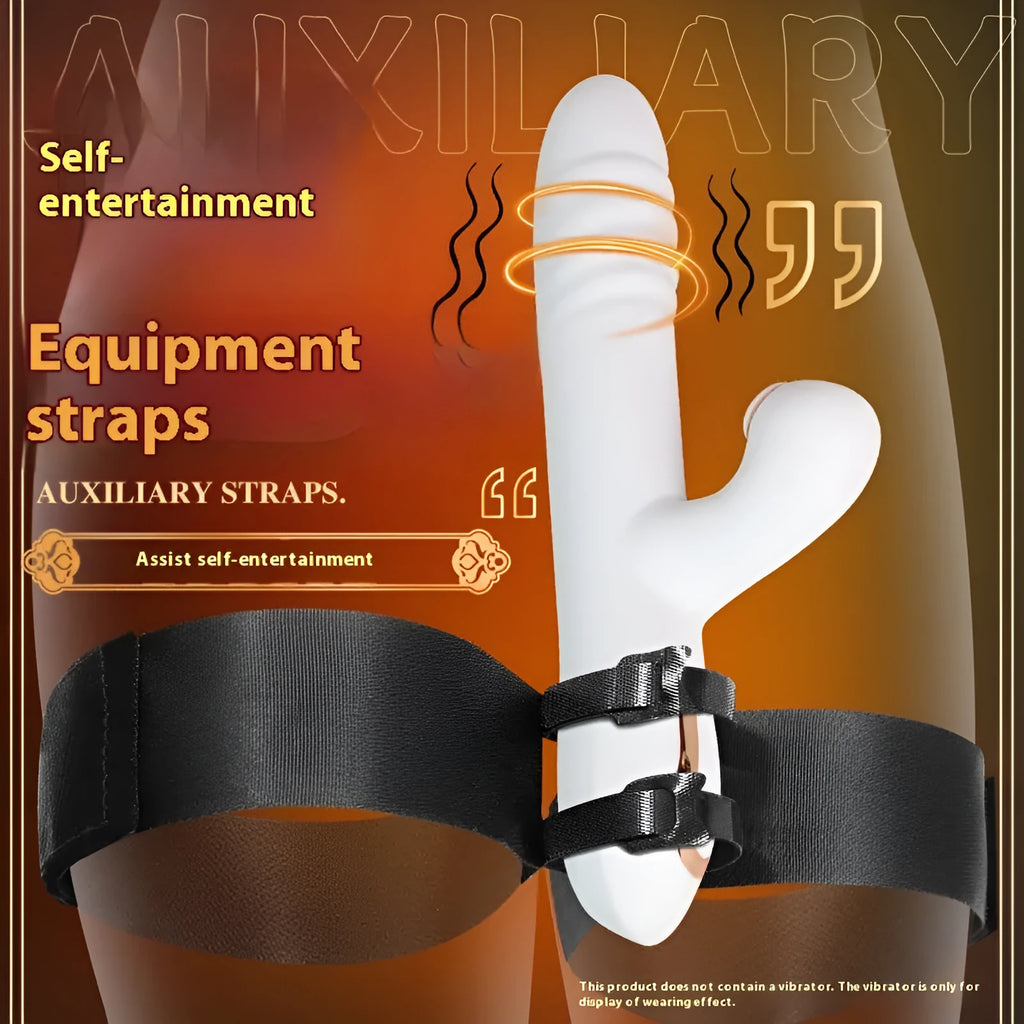 Black knitted belt strap for adult toy tools and women's appliance accessories