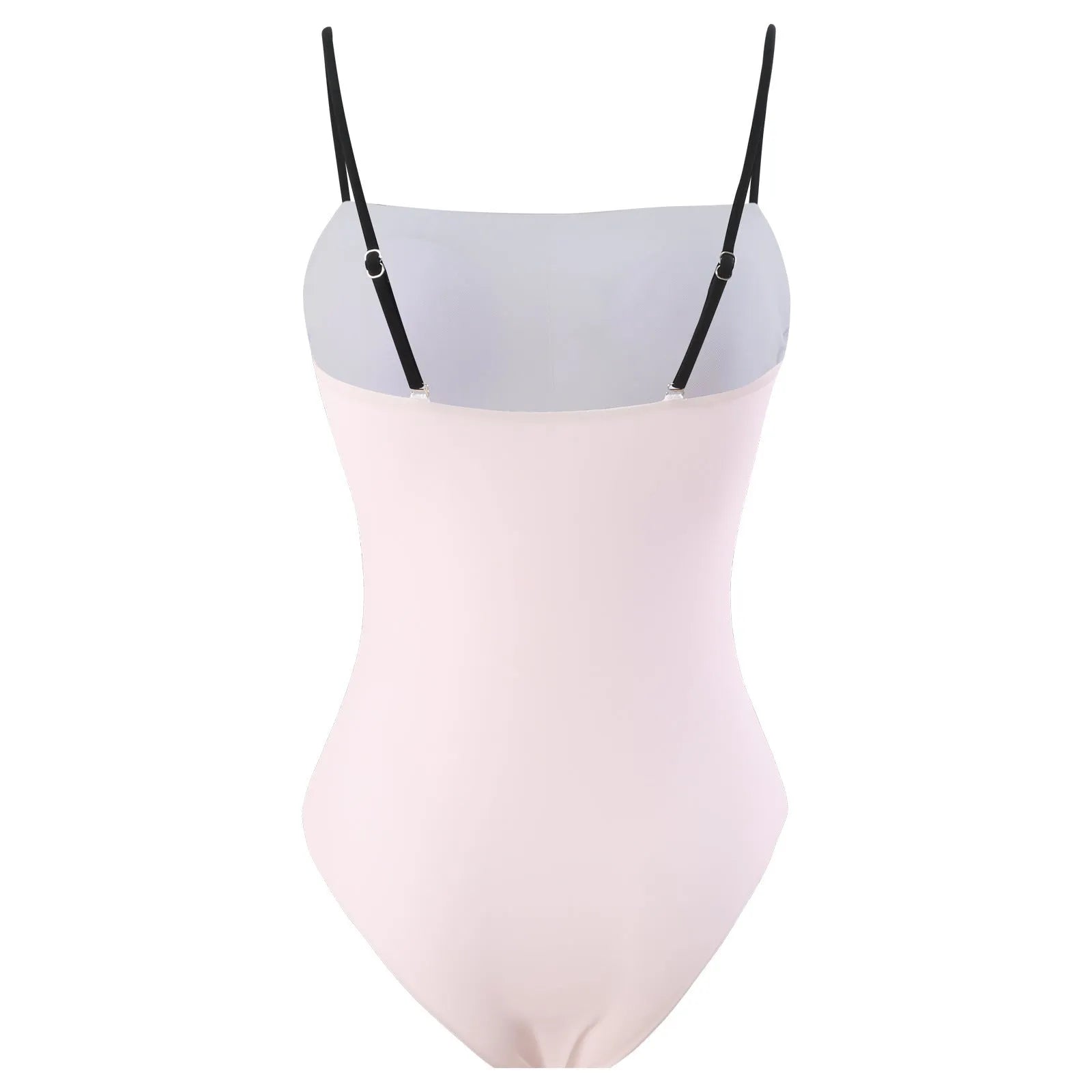 Women's patterned one-piece bikini two-piece set with a light grey tulle skirt attached.