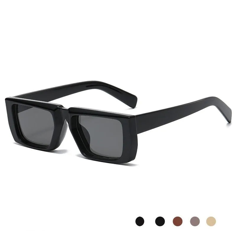 Special-shaped UV400 protection sunglasses with PC frames in multiple colour variations including black and grey lens options