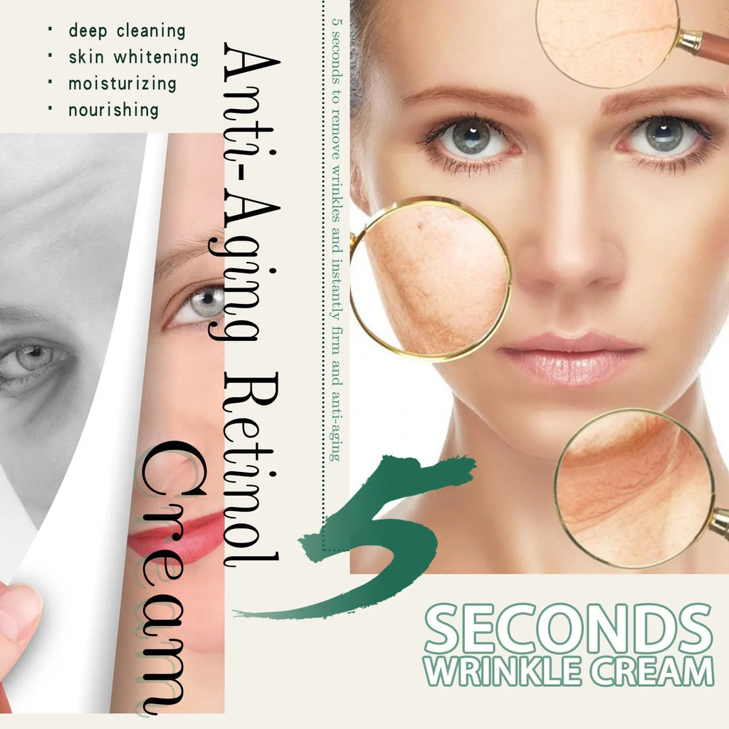 30g anti-ageing anti-wrinkle face cream container with hydrating properties