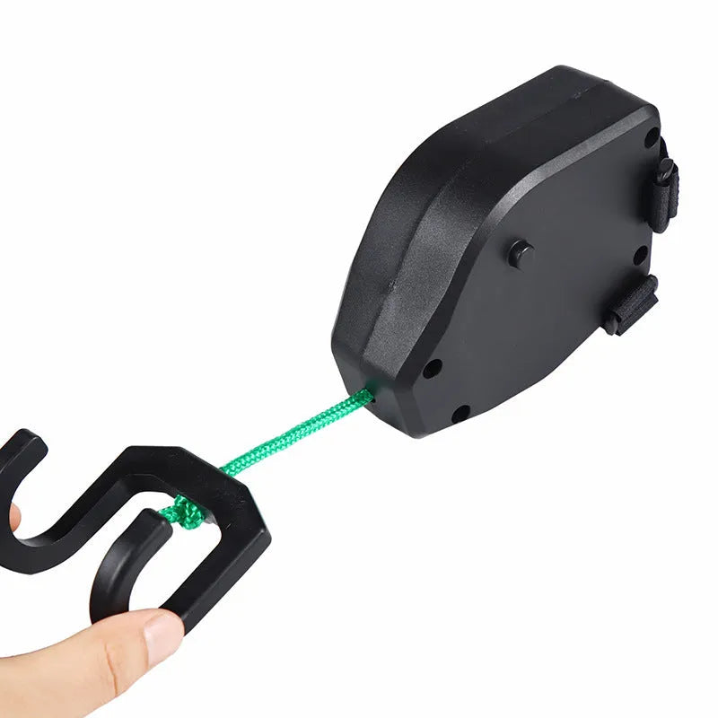 Black plastic bicycle trailer traction rope for connecting parent and child bikes