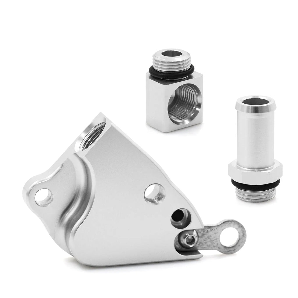 Aluminium K Series intake manifold coolant adapter for Honda K20 K24 engines