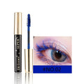 Colourful mascara tube displaying vibrant shades for dramatic Christmas and stage eye makeup