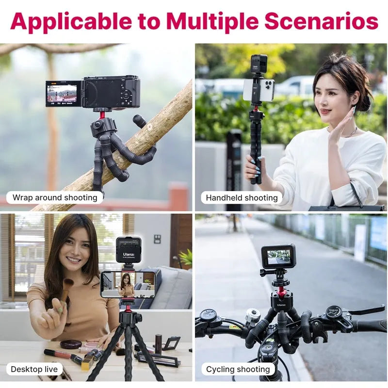 2985 set photography video live vlog suite with a portable tripod for phones and cameras