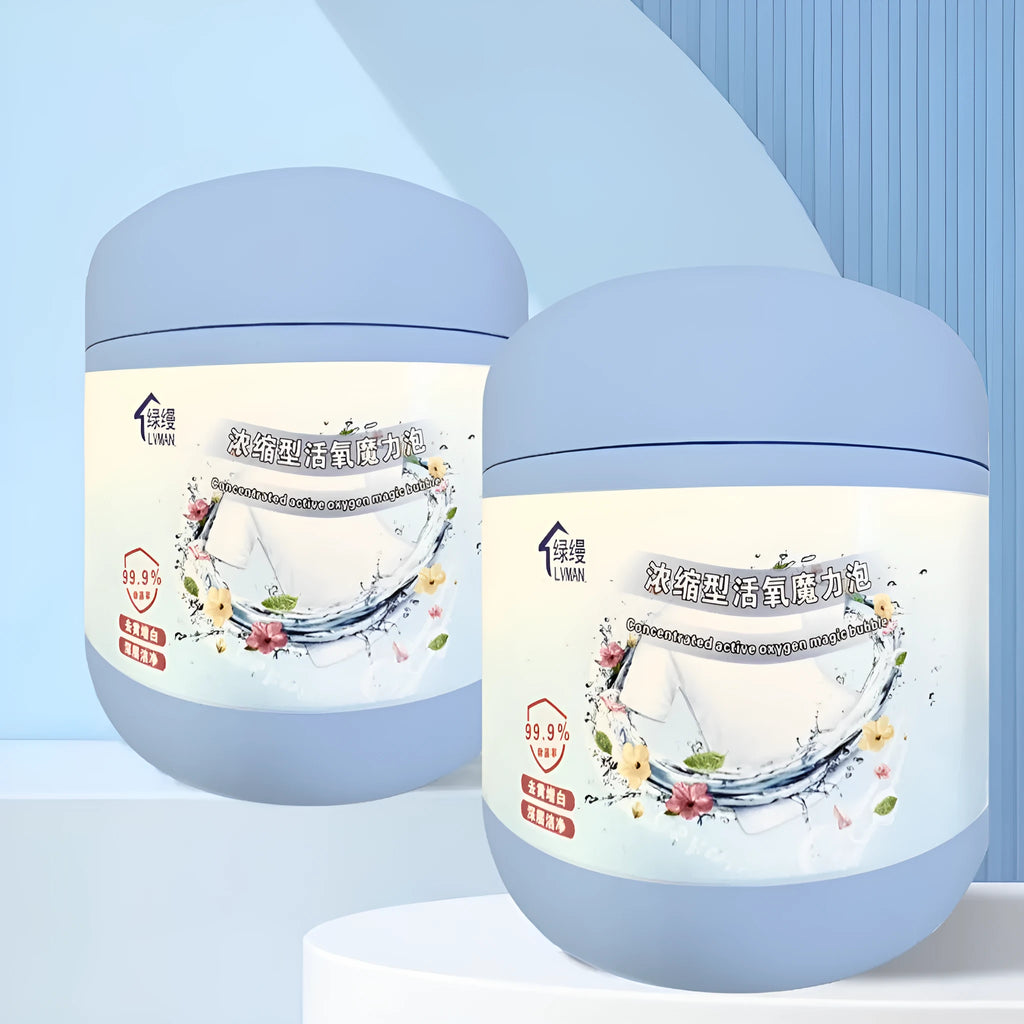 Bottle of Strong Decontamination Salt Fizzer Active Oxygen Bleaching Powder 400g enhanced version for stain removal