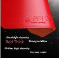 Fast Attack Classic-50 table tennis racket in red and black with anti-rubber surface