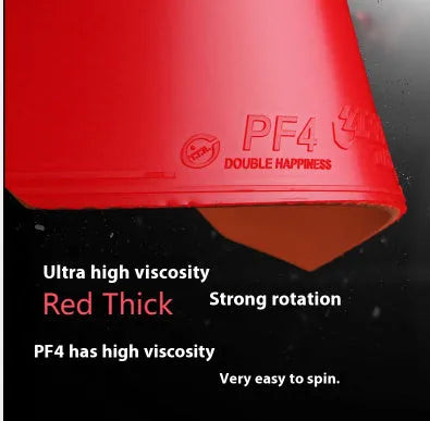 Fast Attack Classic-50 table tennis racket in red and black with anti-rubber surface