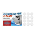 12 dishwasher cleaning tablets pack for household appliance maintenance