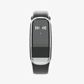 Black and white ultrasonic mosquito repellent bracelet with USB charging cable