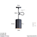 Retro iron chandelier with matte black finish for ceiling mounting