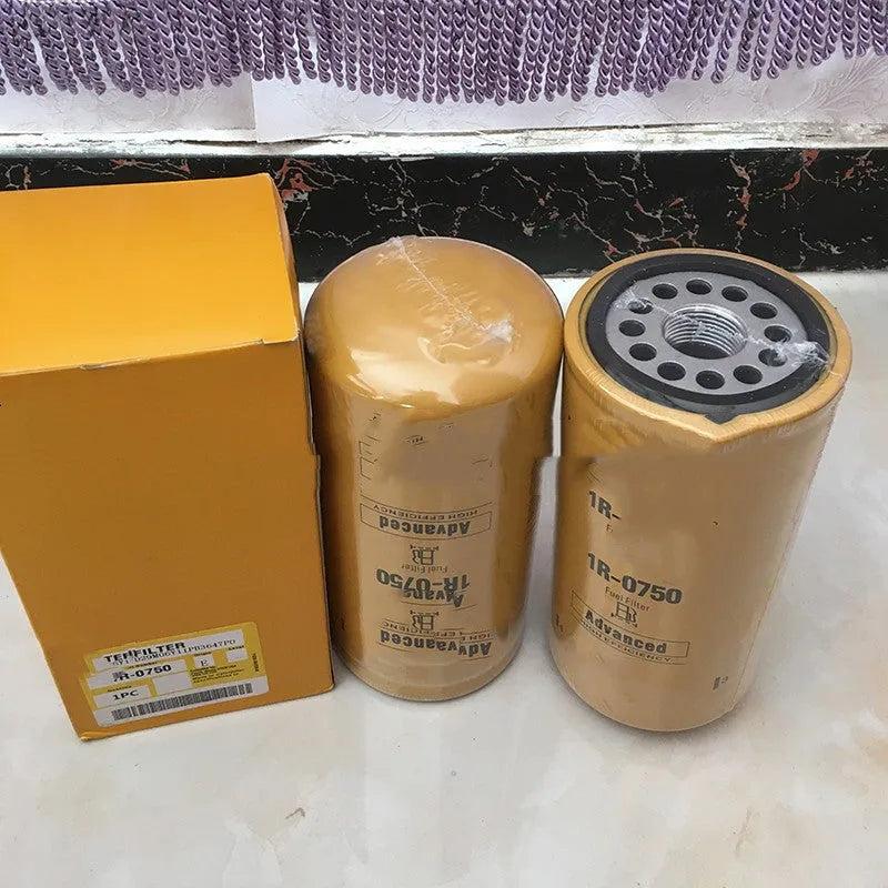 1R-0750 fuel filter element with paper media for diesel fuel oil filtration applications