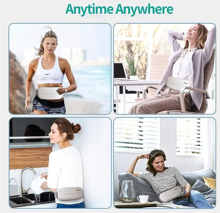 White adjustable tummy machine for abdominal exercises with compact design