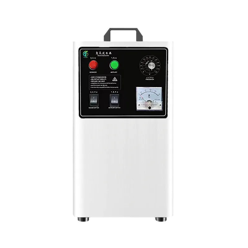 Fruit and vegetable ozone generator machine in stainless steel or white housing with 20g/h output