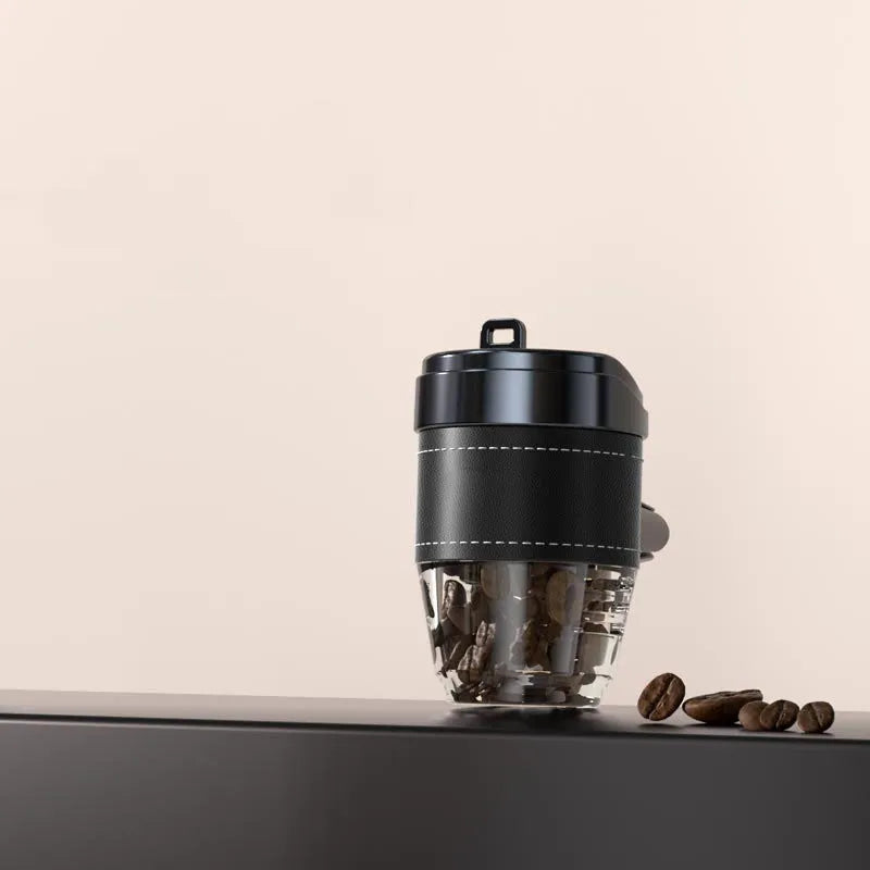 Coffee cup shaped car air freshener solid fragrance in plastic housing with decorative design