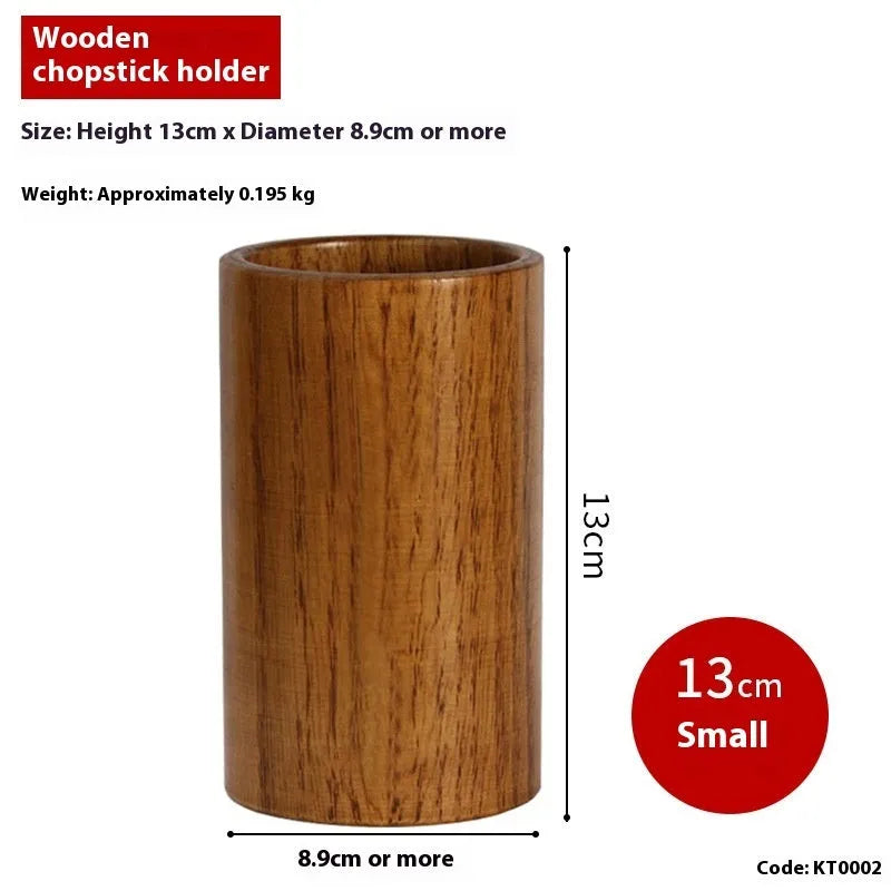 Bamboo chopsticks holder in creative style showing multiple size options for kitchen organisation