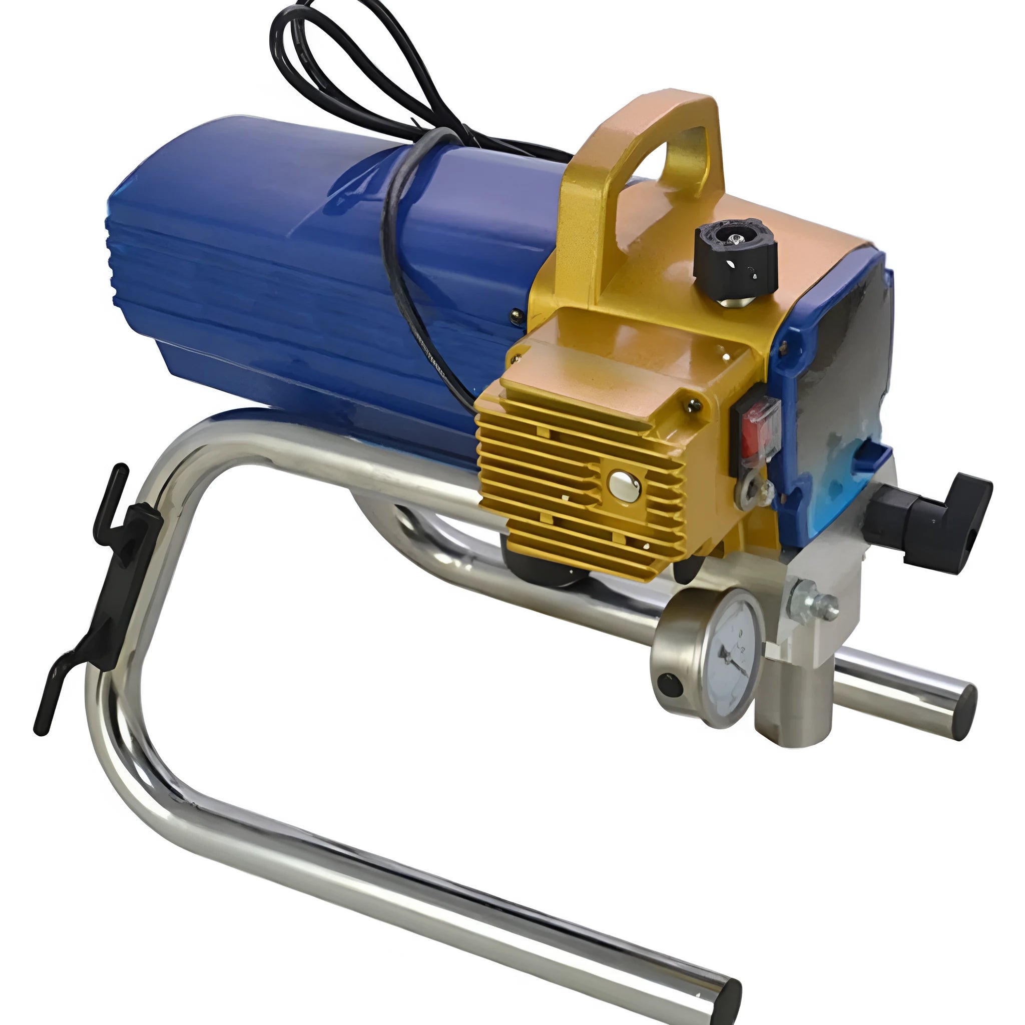 Blue 450 gauge electric airless spraying machine with spray gun and 50cm extension rod