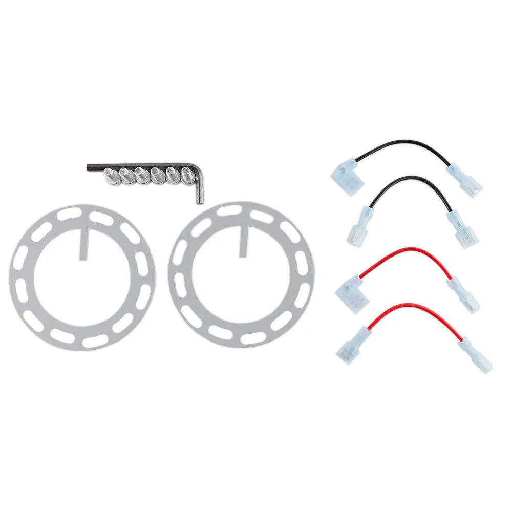 Colourful car steering wheel quick release device with height adjustment connection base