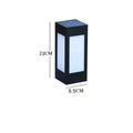 Solar garden lights with LED illumination for outdoor courtyards, tables, and bars