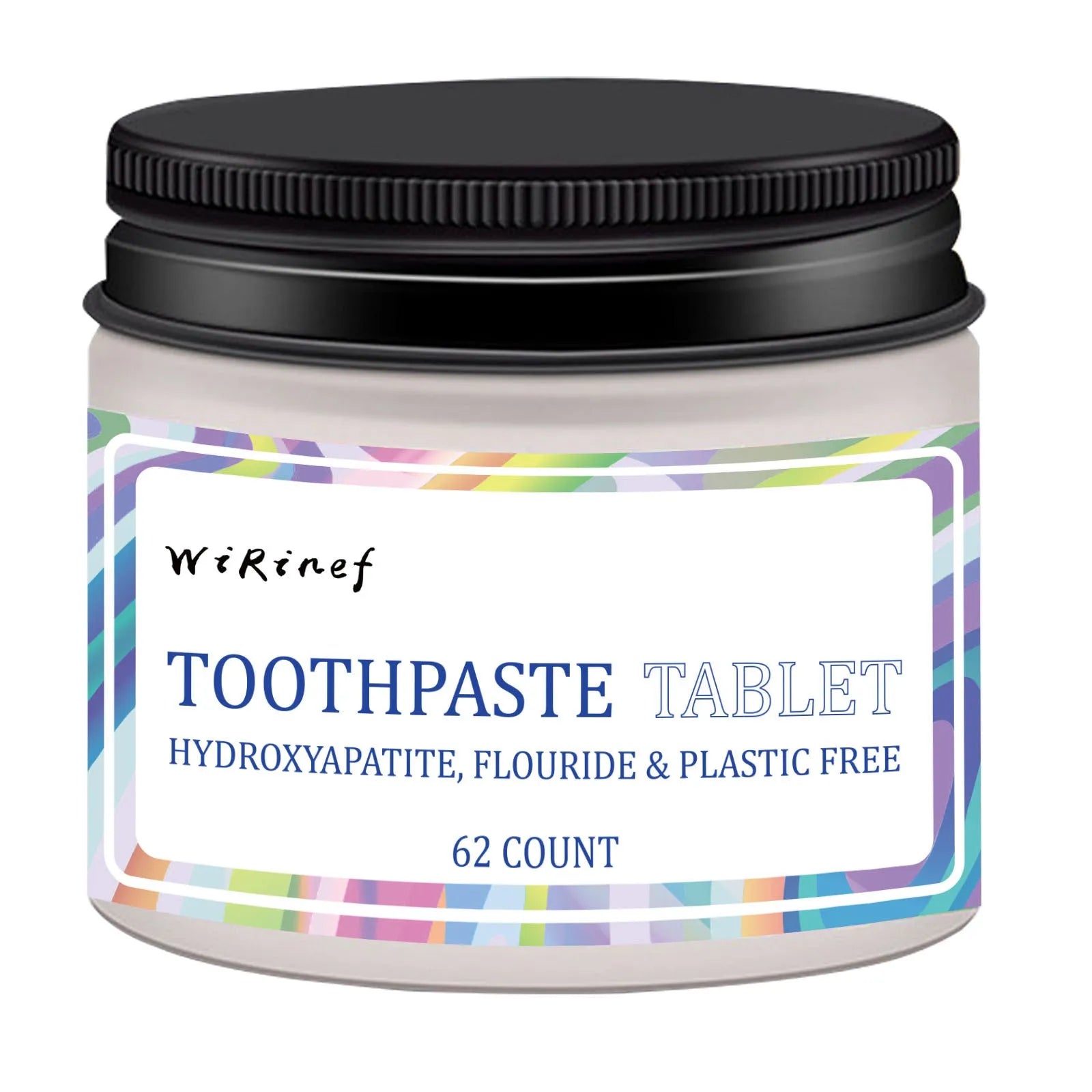TP19 solid toothpaste tablets in a pack of 62 pieces for portable oral care.