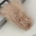 100 turkey feathers in 10-15cm pointed tail shape, shown in mixed colours for crafts and decorations