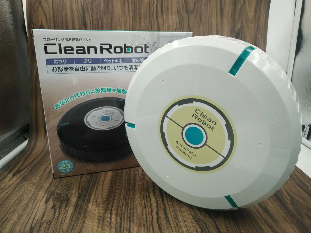 Black or pure white ABS robot vacuum cleaner for automatic household floor sweeping