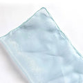 Two pieces of 60x60cm silk fabric with Arabesque pattern in white black grey or blue for flower bouquet wrapping