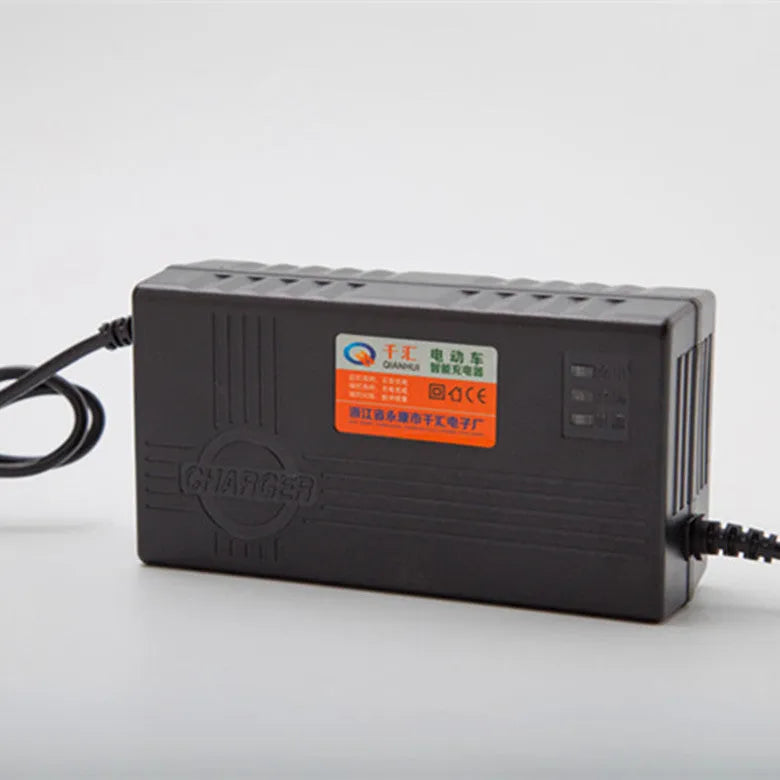 Black 72V20AH electric car charger for vehicles with aluminium case and regional plug options