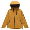 Model 2417 thin windproof waterproof ski suit for men and women in yellow colour