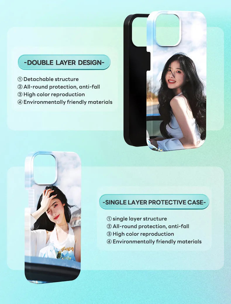 Metal phone case heat transfer printing machine for mobile phone shell decoration