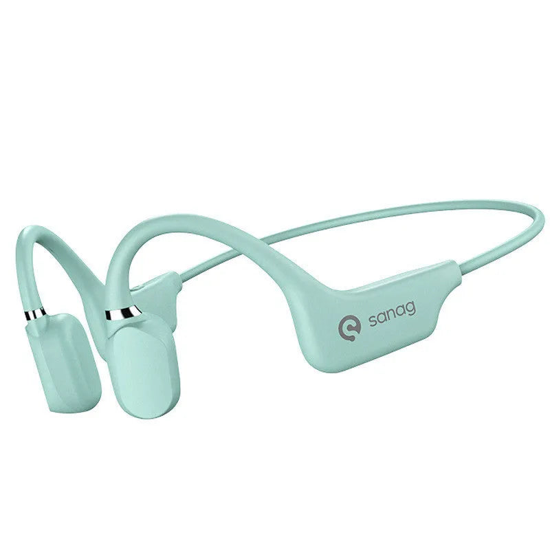 Bone conduction Bluetooth headset with neck-hanging wireless design in multiple colour options
