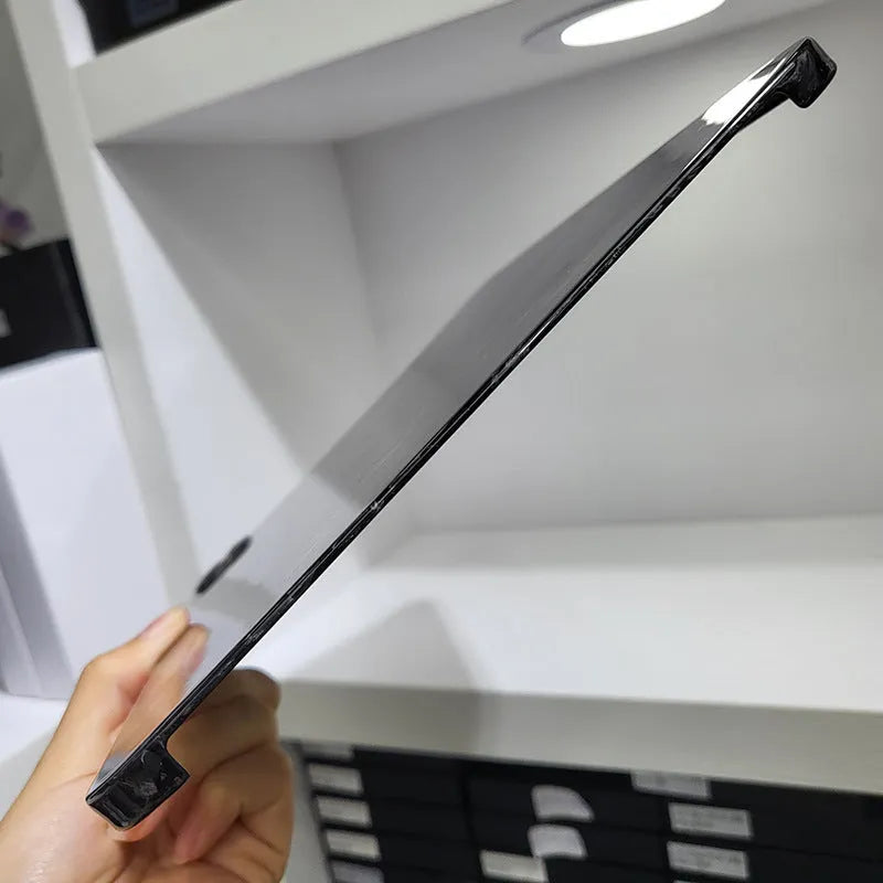 Carbon fibre protective cover for iPad Pro 11 showing embossed plaid texture