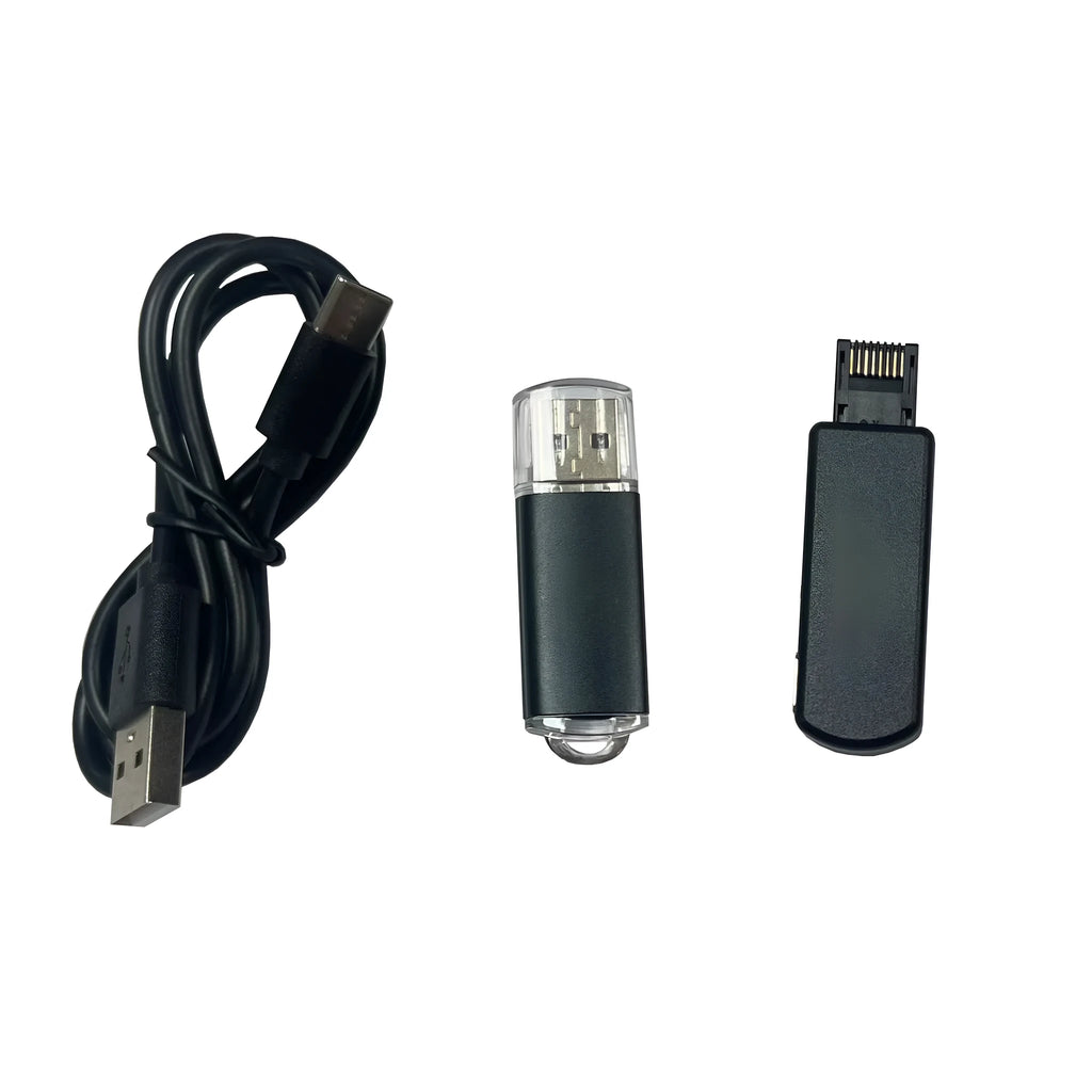 Black PS5 JB Tool USB adapter for system firmware switching with Ethernet port