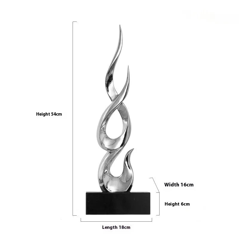 Modern half-handmade resin festival high-rise decoration craft in a choice of colours.