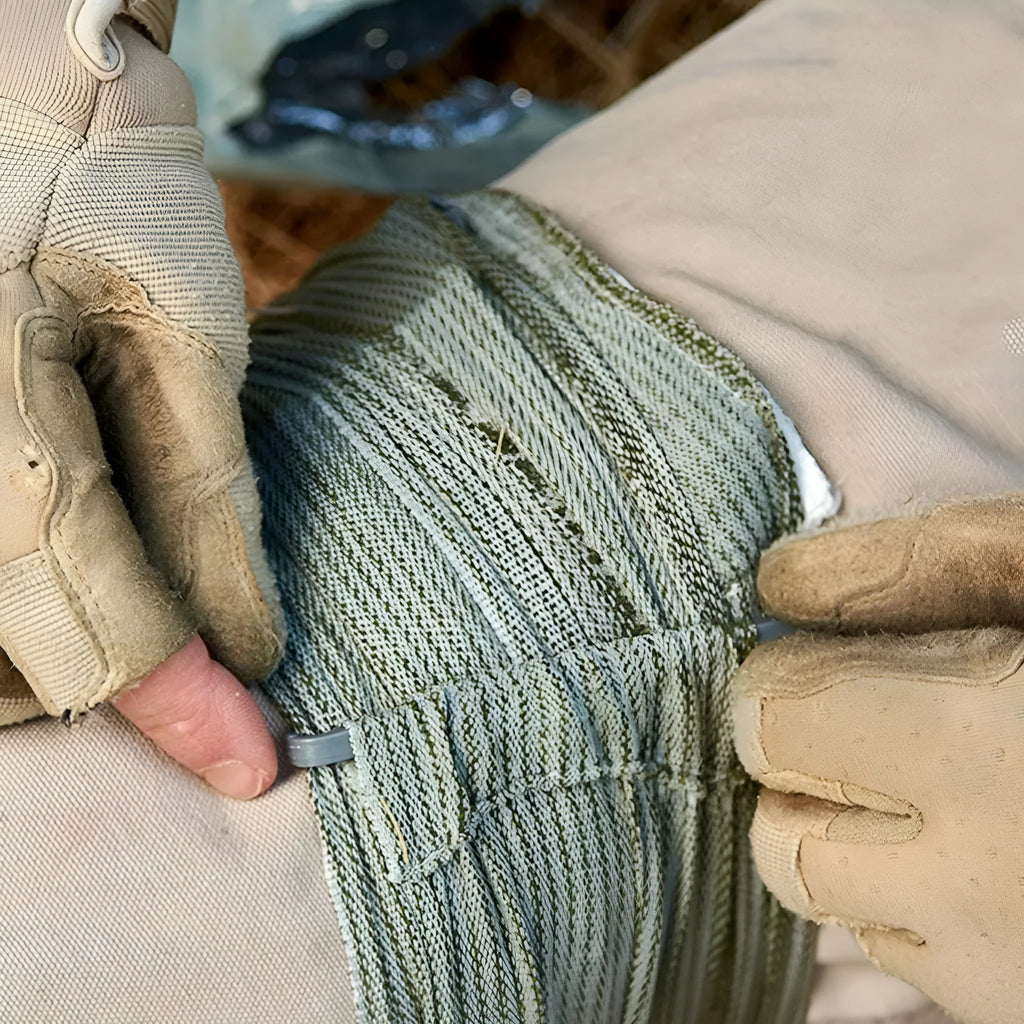Portable outdoor training hemostatic bandage in 10cm and 15cm sizes with tactical gauze tape
