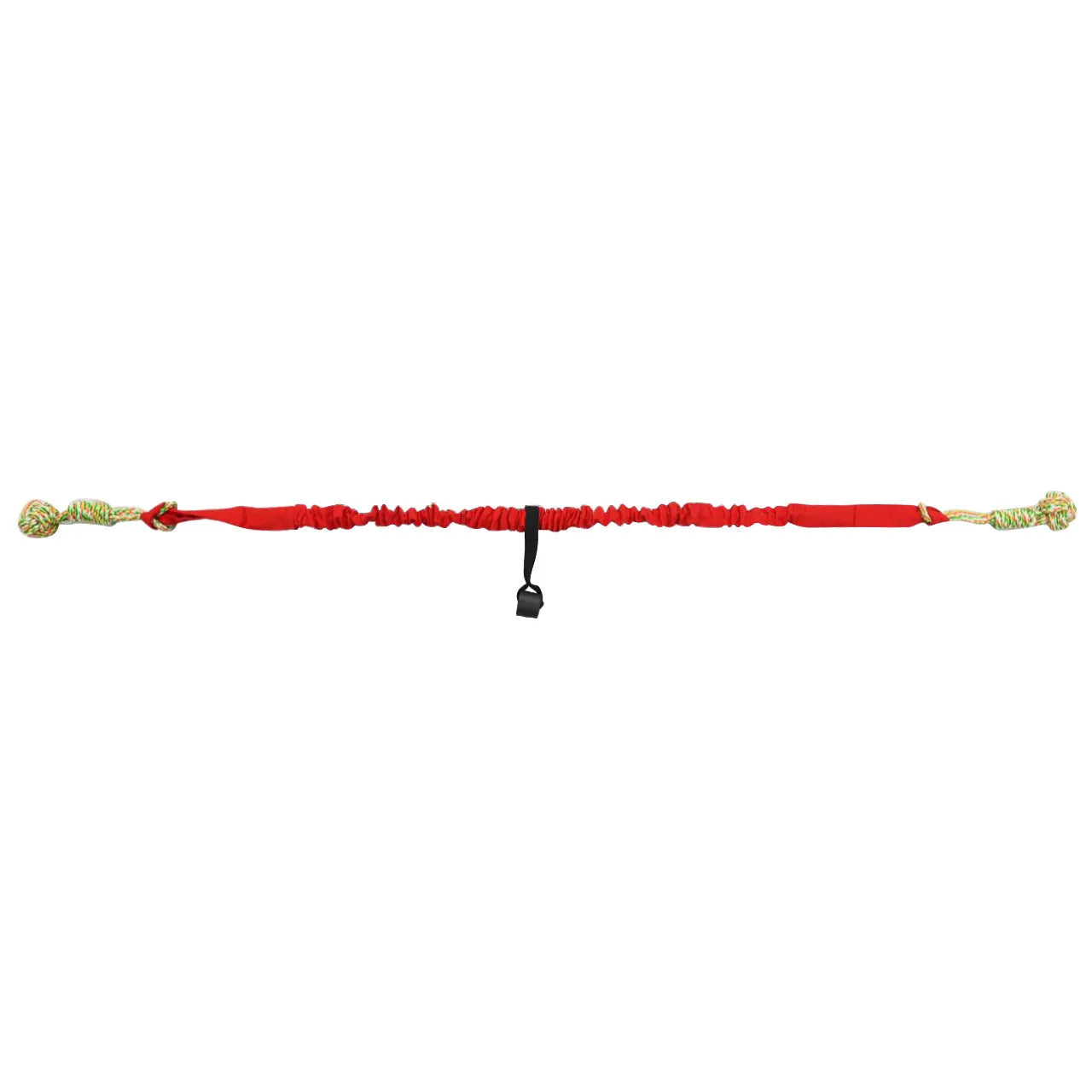 Cotton rope dog tug toy in black, grey, and red colour options for interactive play