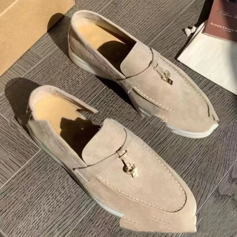 Gommino slip-on loafers with steel toe cap and rubber soles in multiple colour options