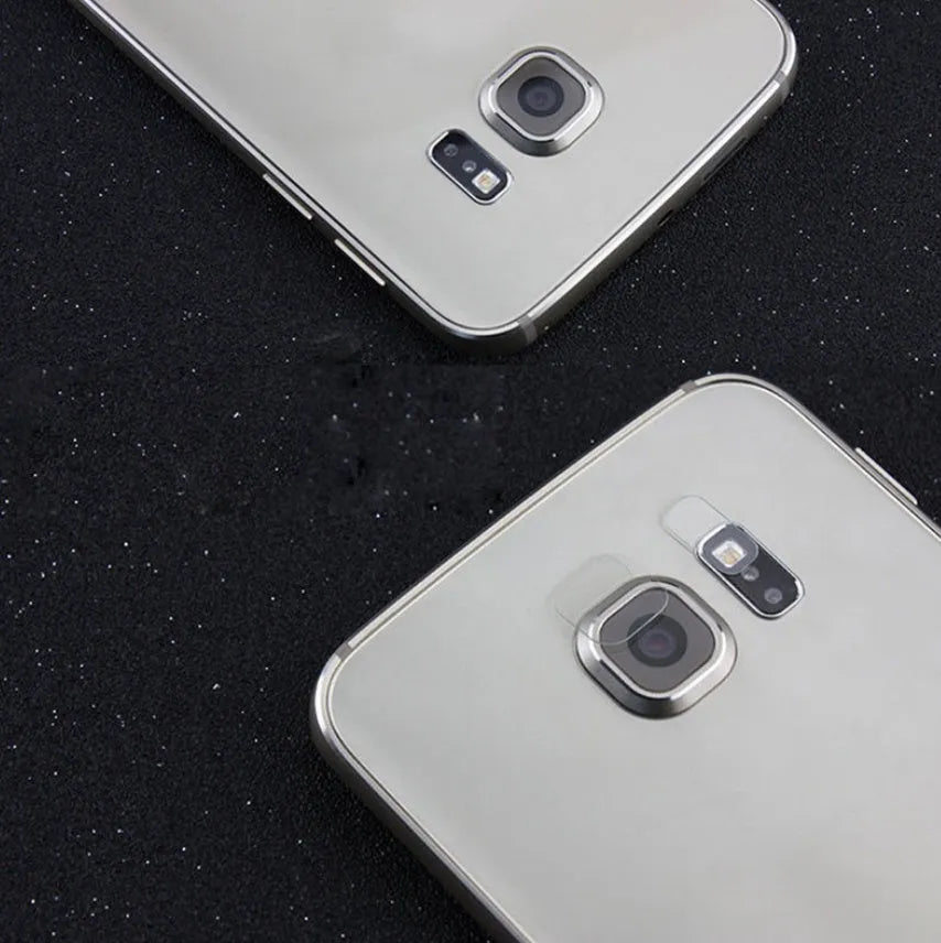 Tempered glass camera lens protective film for Samsung Galaxy S7 edge and S8 smartphones