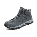 Low top hiking sneakers with rubber sole and flannel upper in black gray light brown pink or purple for mountain climbing