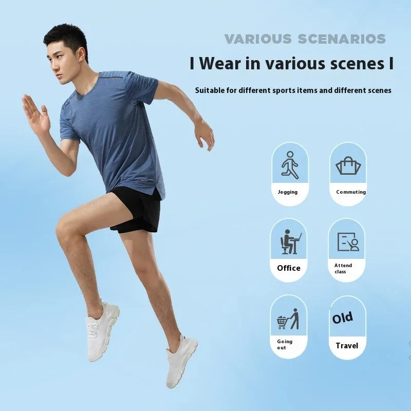 Men's solid colour basketball shorts in polyester fabric with low waist cut