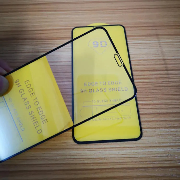 Black full screen glass tempered film protector for Xiaomi 10 Lite 11 Lite 4G 5G 11T Pro phones