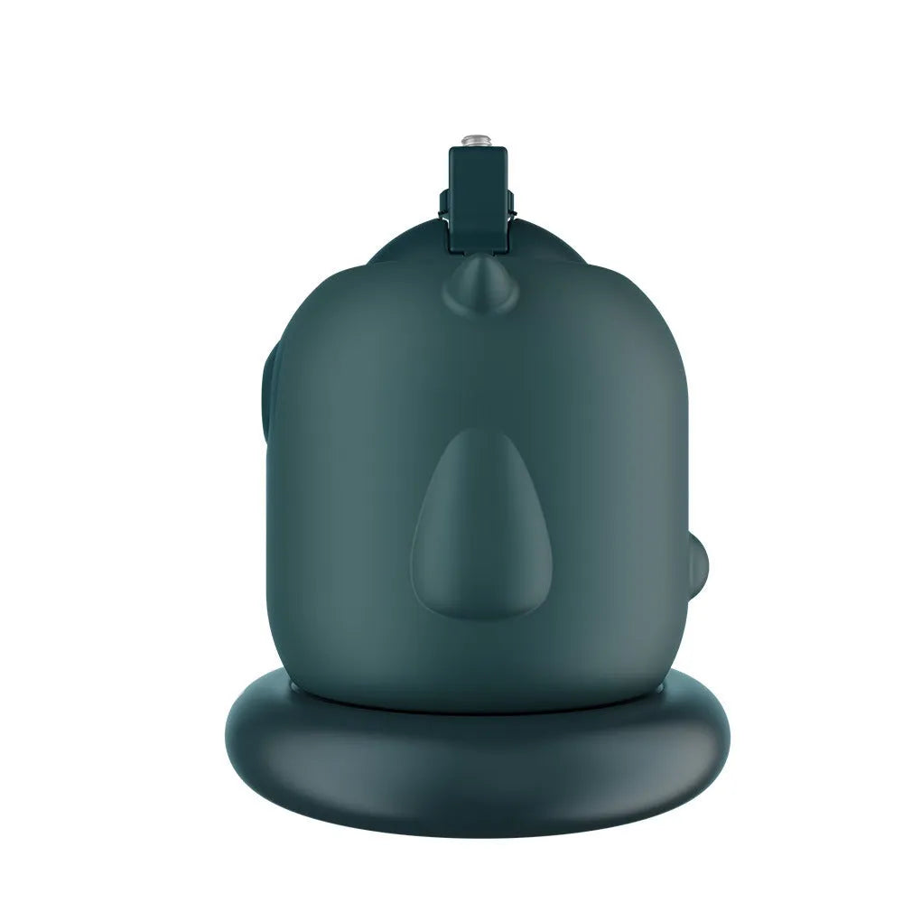 Dark green intelligent gimbal with AI face recognition and 360 rotation for cameras