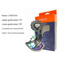 LTWOO 105 rear derailleur pulley wheels for Shimano R7000 with 13T upper and 18T lower jockey wheels