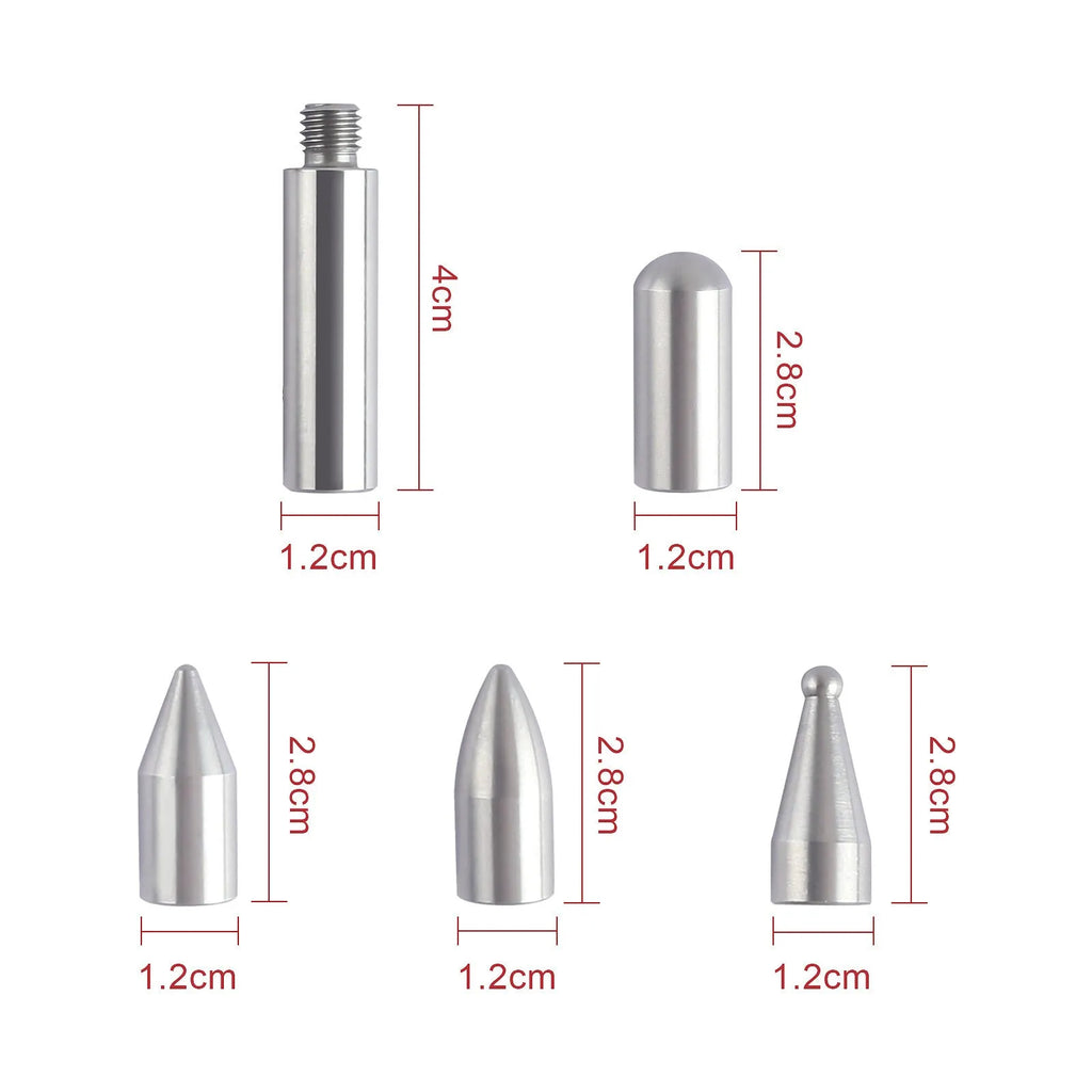 Three-piece alloy steel car dent repair hook crowbar set for automotive body maintenance