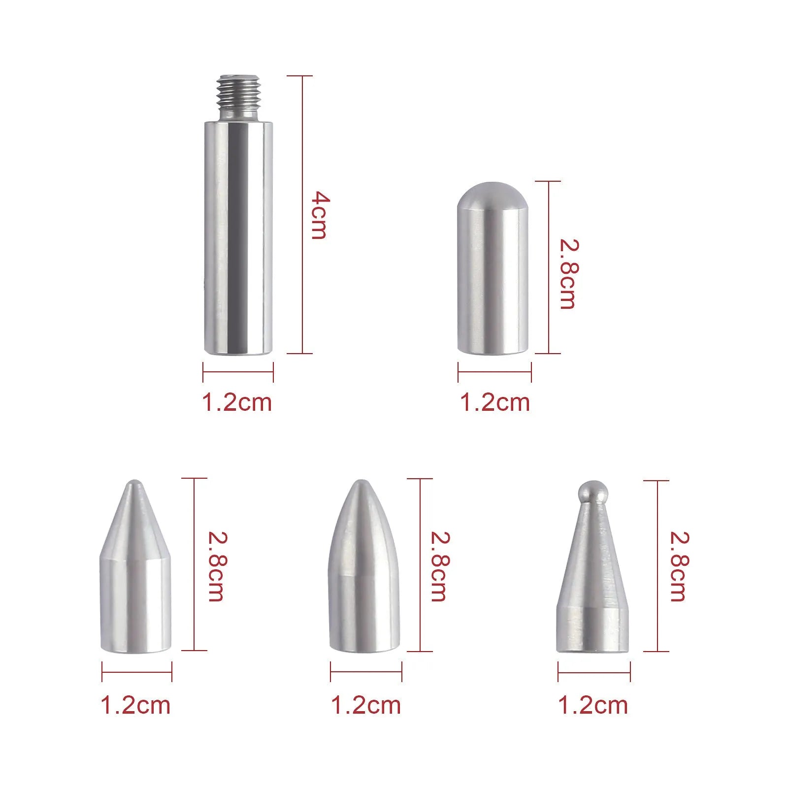Three-piece alloy steel car dent repair hook crowbar set for automotive body maintenance
