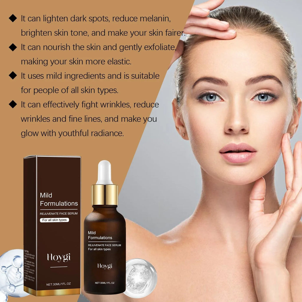 30ml facial skin care essence bottle with nourishing and hydrating properties containing arbutin and collagen