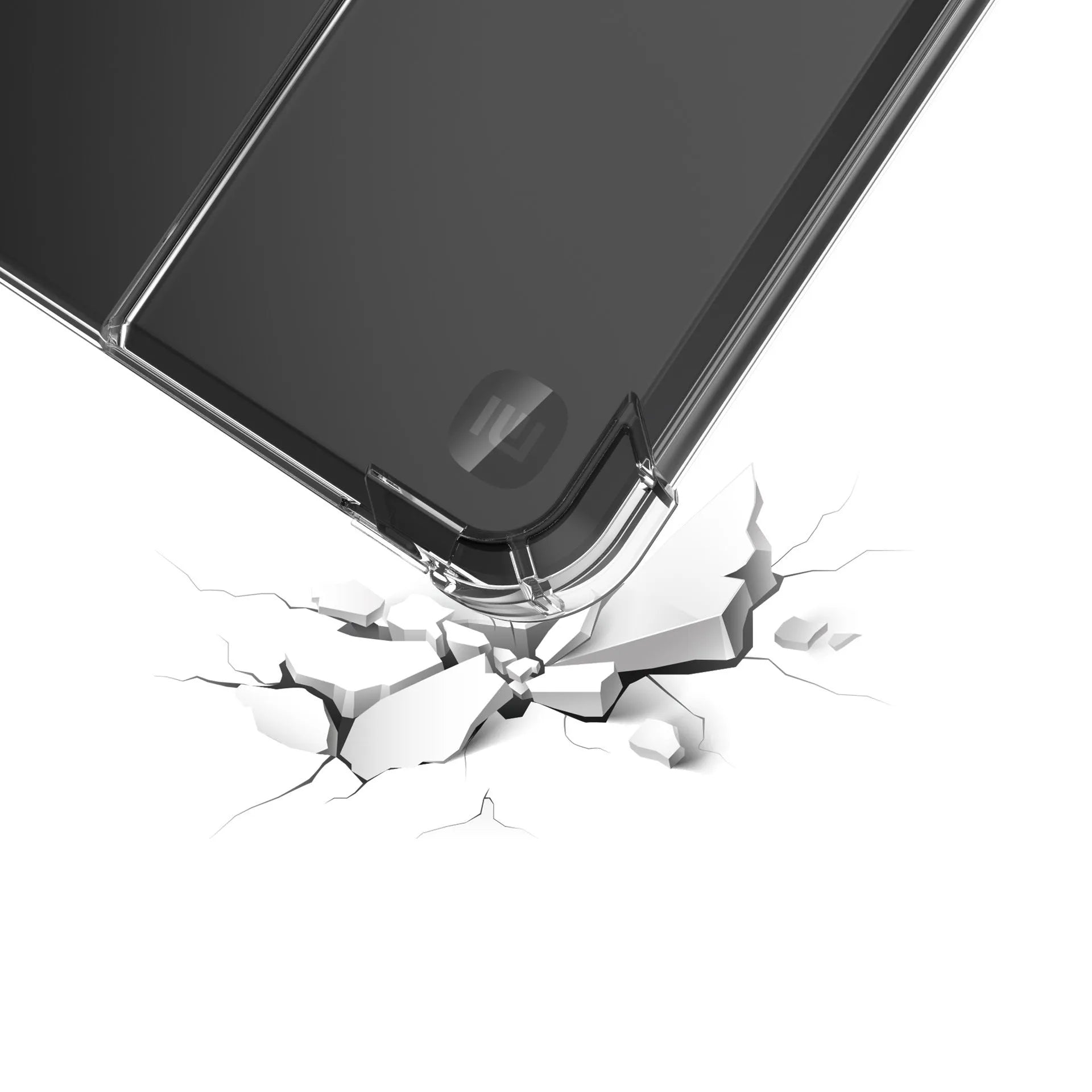 Transparent airbag protective phone case for 7-inch Xiaomi devices with TPU construction