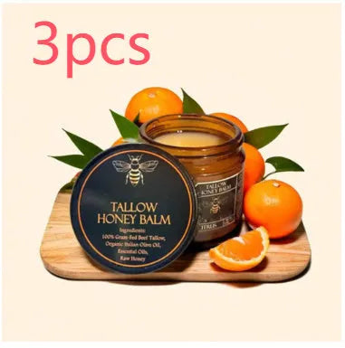 57g honey butter facial moisturising cream jar suitable for all skin types with citrus, lavender or no fragrance options