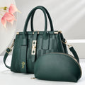 Round suitcase-shaped women's handbag in PU material with crossbody and shoulder strap options