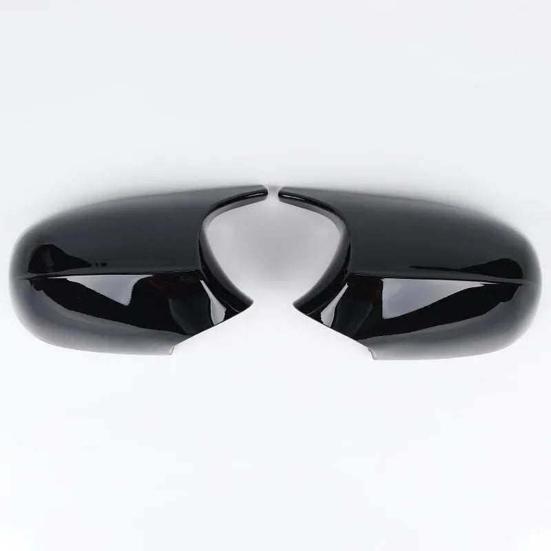 Pair of BMW 3 Series E90 rearview mirror housings in ABS plastic