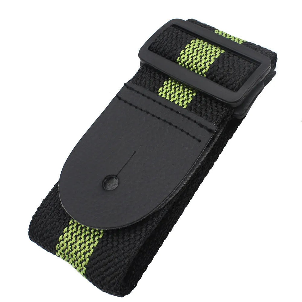 Woven stripe crossbody strap for musical instruments in multiple colour options